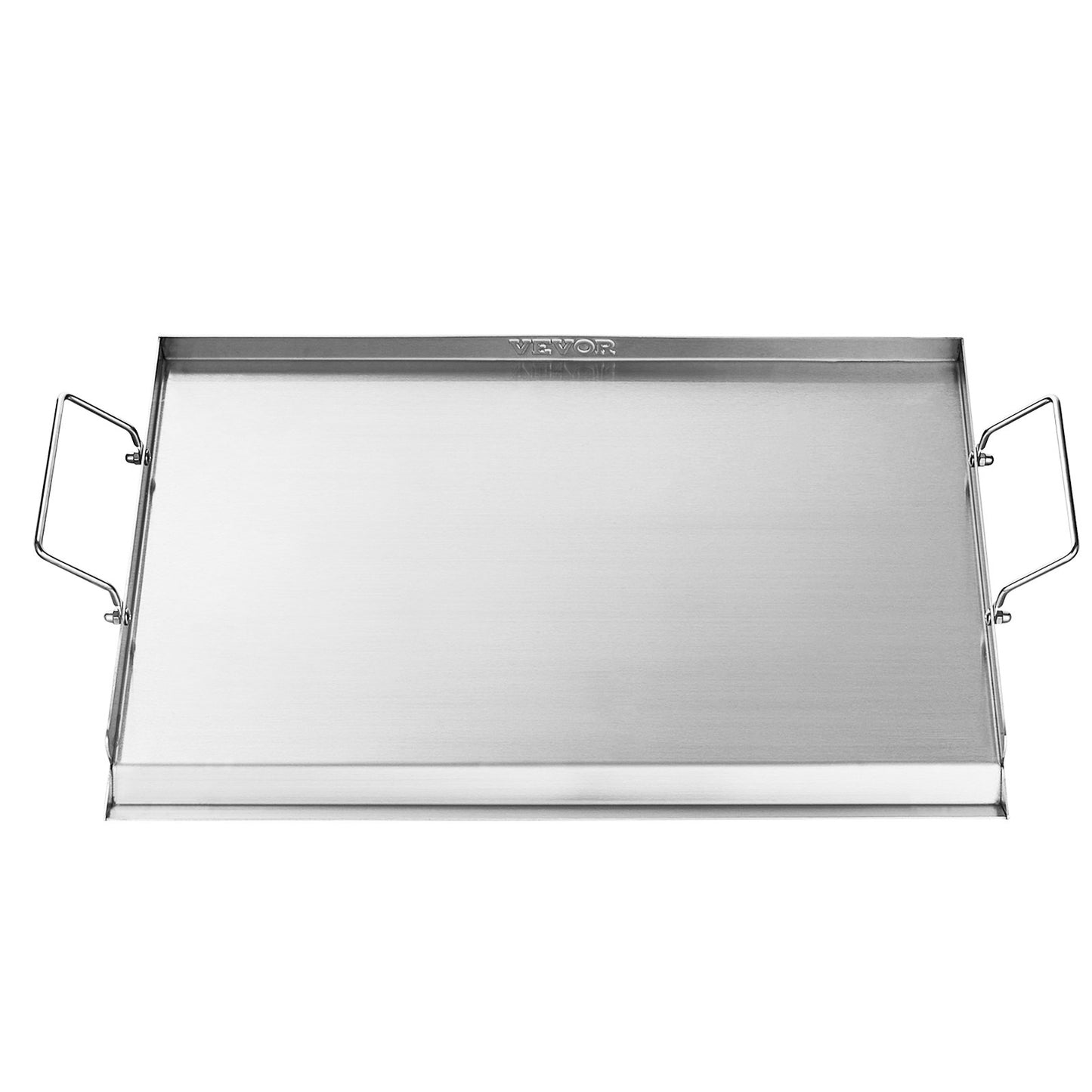 23x16 in Flat Stainless Steel Barbecue Grill Universal BBQ Grill Pan Kitchenware