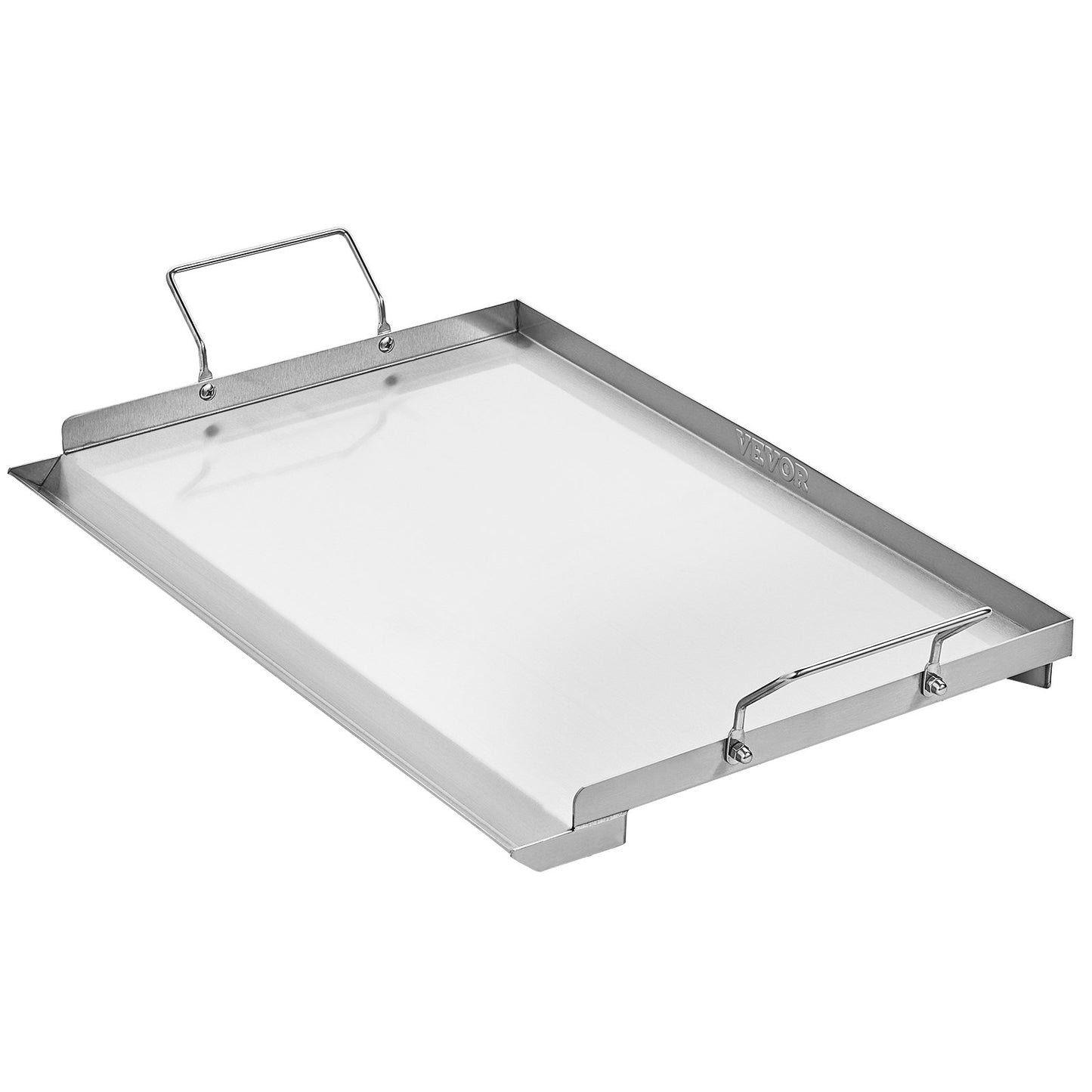 23x16 in Flat Stainless Steel Barbecue Grill Universal BBQ Grill Pan Kitchenware