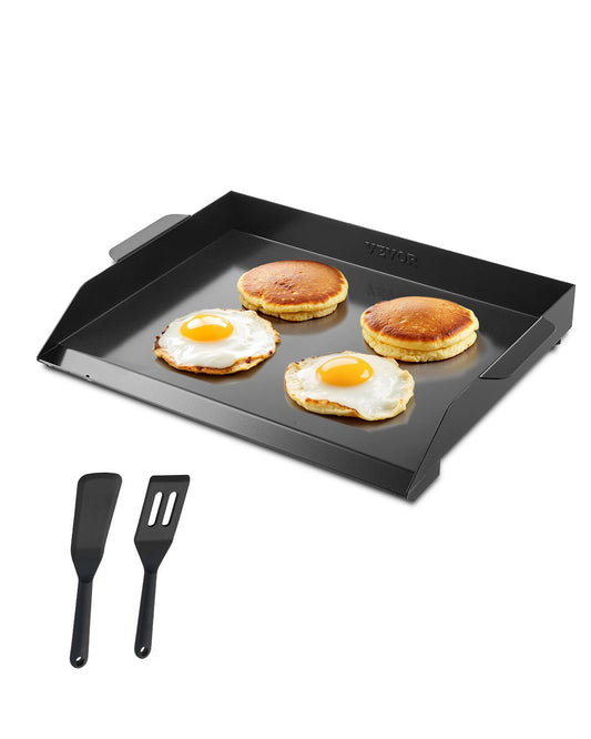22x16 in Flat Top Griddle Carbon Steel Universal BBQ Grill Pan Cookware