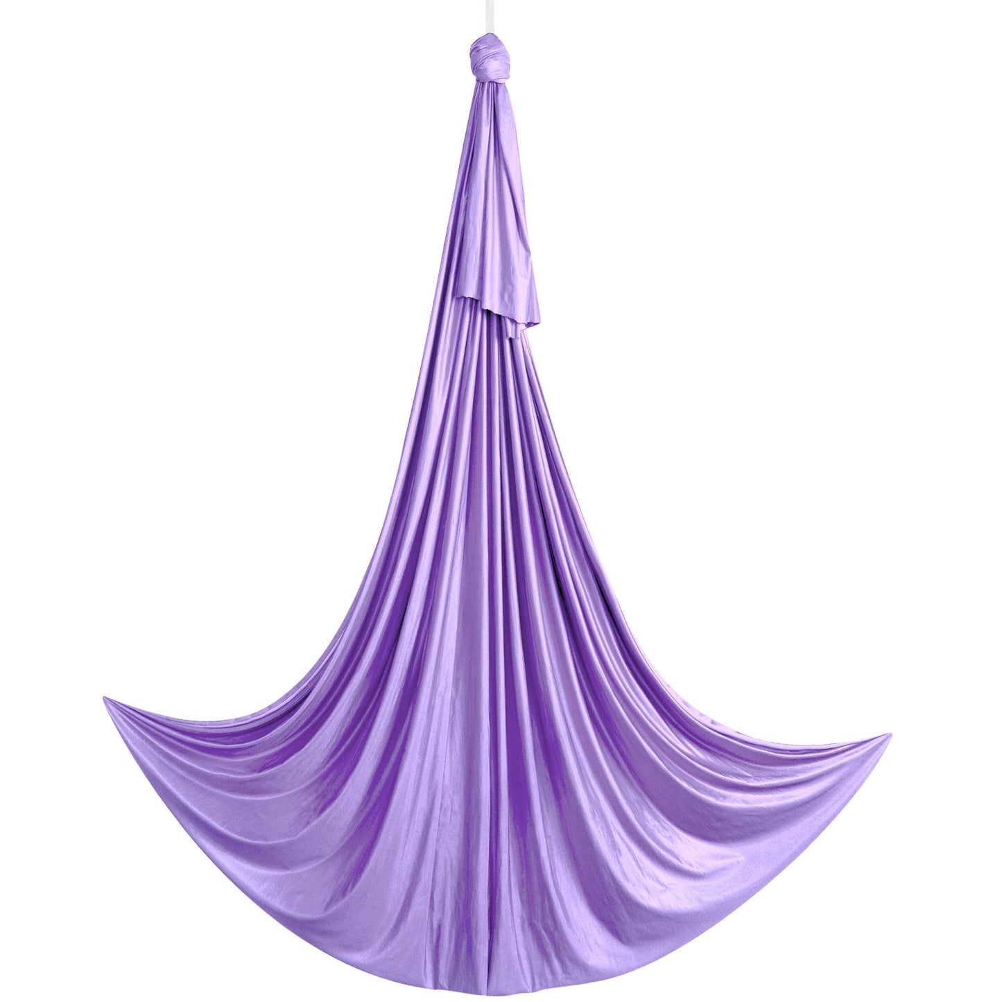 Aerial Yoga Hängmatta & Swing, 4,4 Yards, Yoga Starter Kit med 100gsm Nylontyg, Full Rigging Hårdvara och Enkel installationsguide, Antigravity Flying för alla nivåer Fitness Bodybuilding, Lila