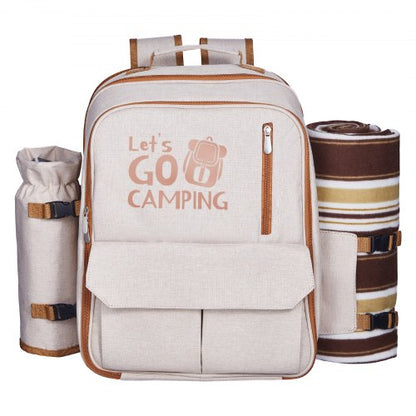 Beach picnic backpack for 4 people with cooler compartment | EU
