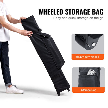 Pop Up Canopy Party Tent 304.8 x 304.8 cm with Portable Bag for Camping White