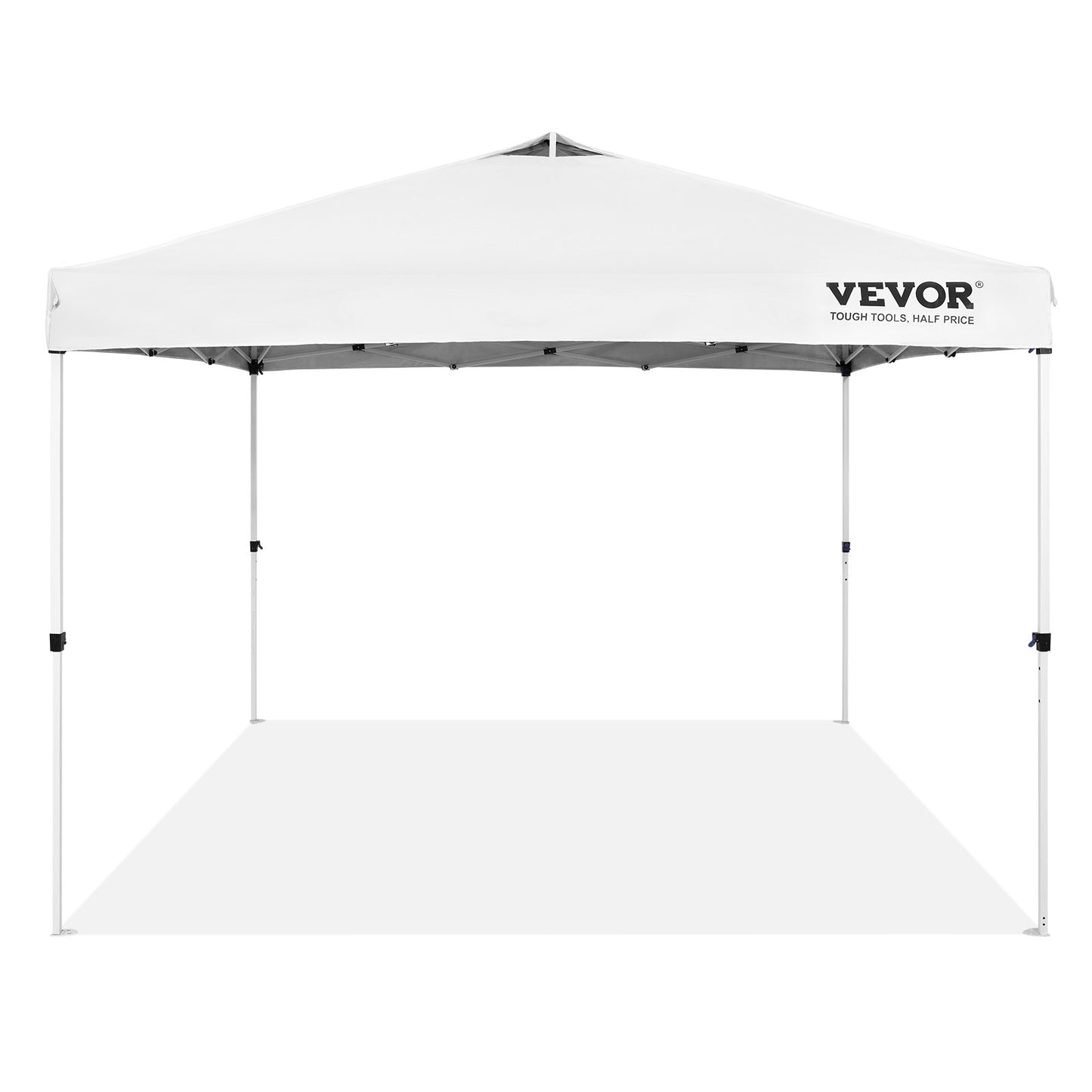 Pop Up Canopy Party Tent 304.8 x 304.8 cm with Portable Bag for Camping White