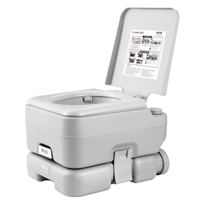 Portable Toilet Flush Travel Camping 3,2 Gal Commode Potta Utomhus Inomhus