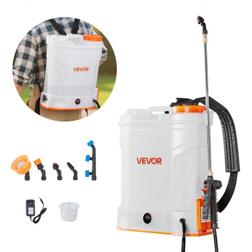 3,2 gallon batteridriven ryggspruta 0-90 PSI 2 timmars drifttid för gräsmatta