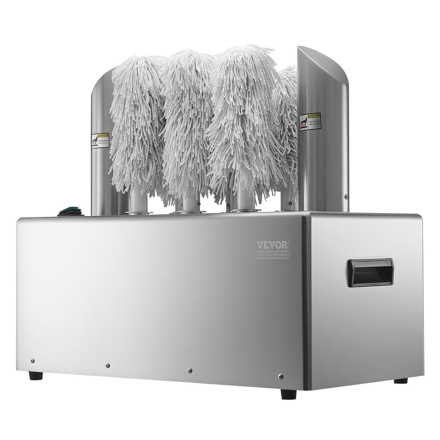 Wine glass polisher 8-brush polishing machine 660 cups/h for bar restaurant
