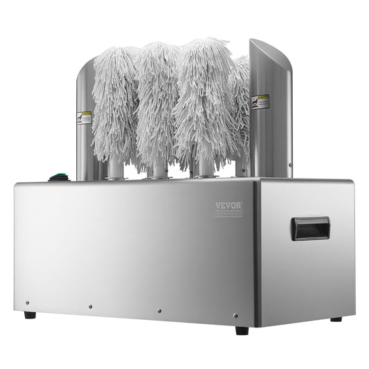 Wine glass polisher 8-brush polishing machine 660 cups/h for bar restaurant