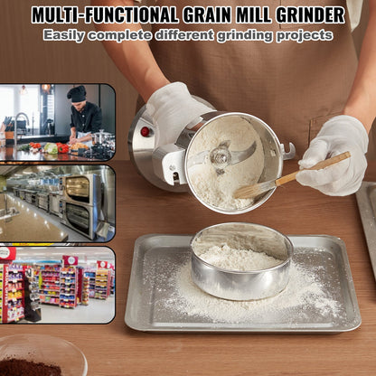 150g Commercial Spice Grinder Electric Grain Grinder High Speed Grinder
