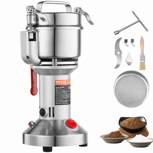 300g Commercial Spice Grinder Electric Grain Grinder High Speed Grinder