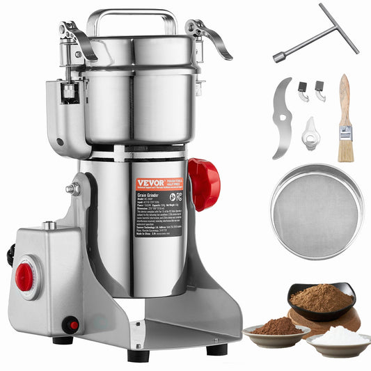 300g Commercial Spice Grinder Electric Grain Grinder High Speed Grinder