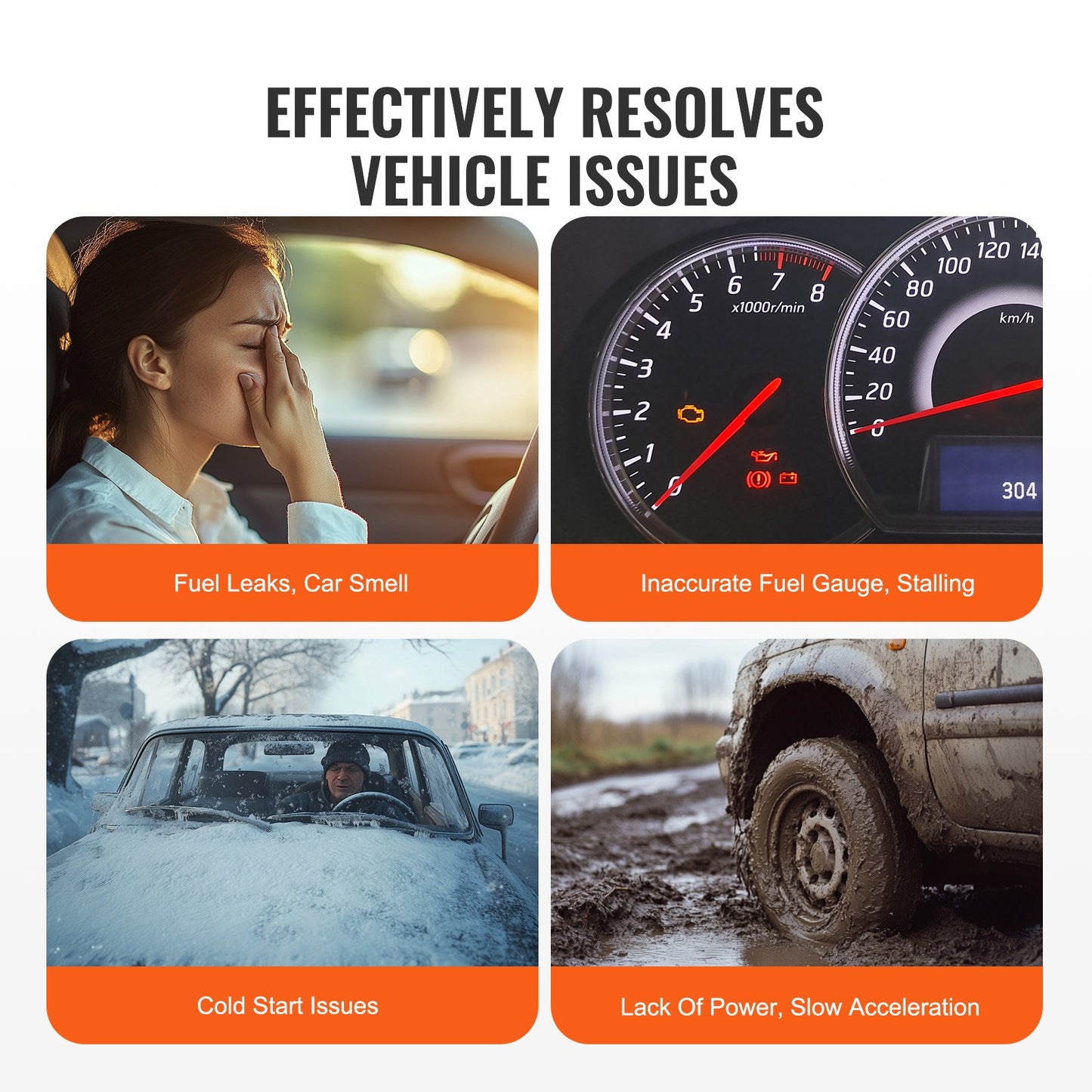 High Pressure Fuel Pump 50-80 L/h Flow Rate 0.5 Mpa Pressure for Buick Lacrosse, Regal, Verano, Chevrolet Captiva Sport, Equinox, Impala, Malibu, Gmc Terrain 2010-2017