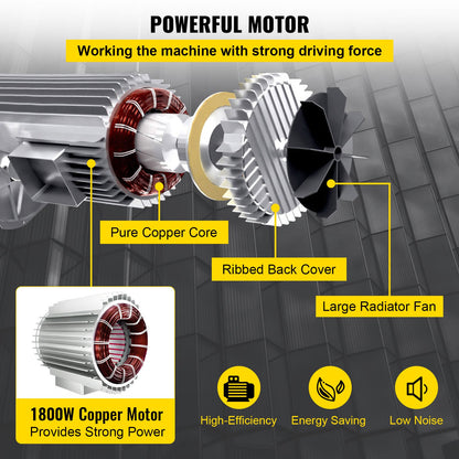 Electric Wire Rope Hoist with Trolley, Electric Wire Rope Hoist with Trolley Remote Control Industry 1000KG/2200LBS Capacity