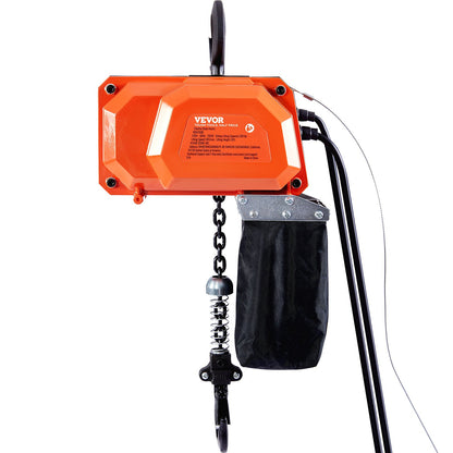 Elektrisk kedjetelfer Enfas krantelfer 330 lbs Last 10 fot lyft