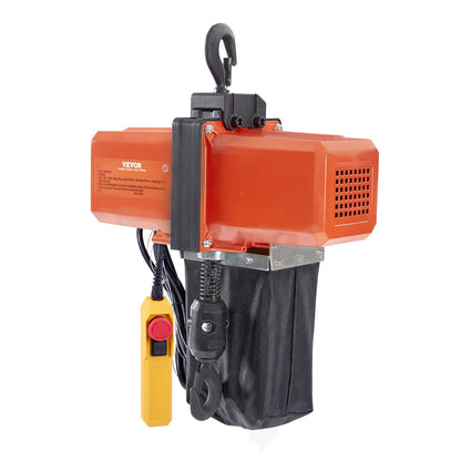 Elektrisk kedjetelfer Enfas krantelfer 1100 lbs Last 15 fot lyft