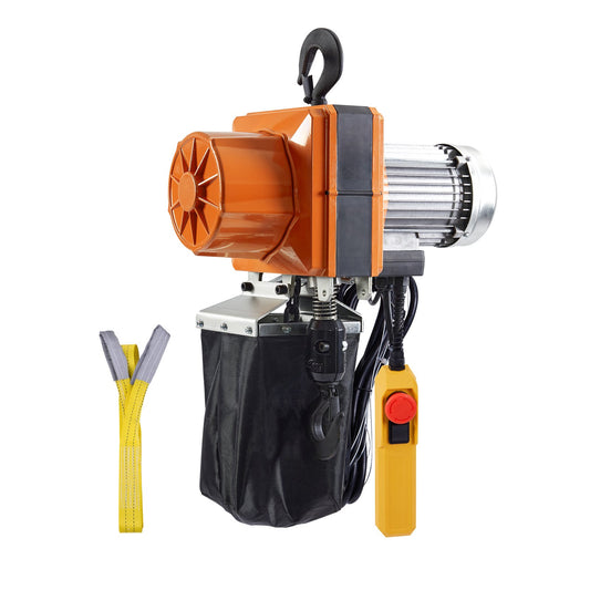 Elektrisk kedjetelfer Enfas krantelfer 2200 lbs Last 10 fot lyft