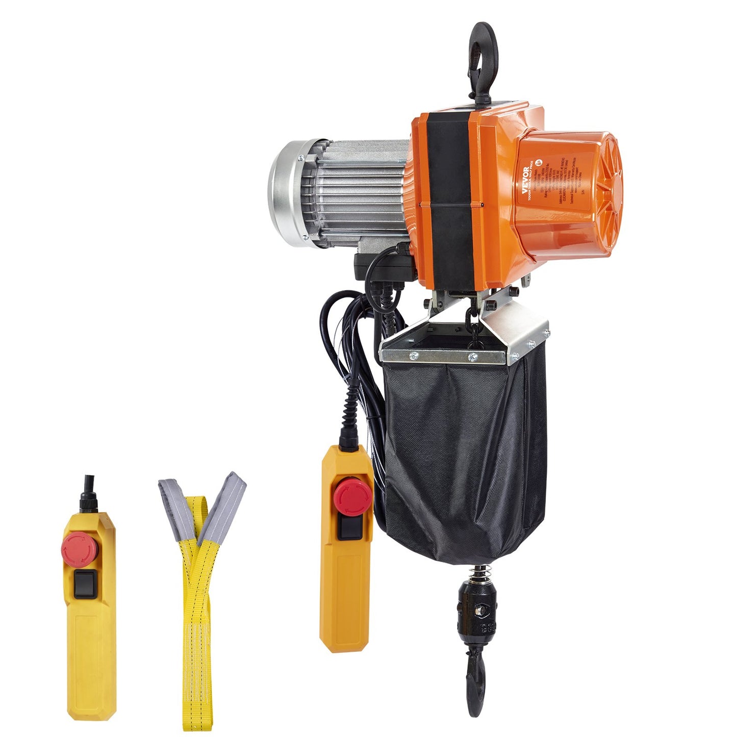 Electric Chain Hoist Single Phase Crane Hoist 2200 lbs Load 10 Feet Lift