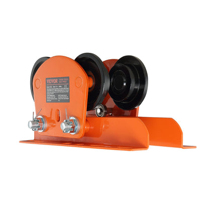 Elektrisk lyftvagn manuell, 2200 lbs/1 ton Kapacitet för PA200 PA250 PA300 PA400 PA500, skjutbalkvagn med dubbla hjul, 2,68"-4,33" justerbar balkflänsbredd för rakböjd I-balk