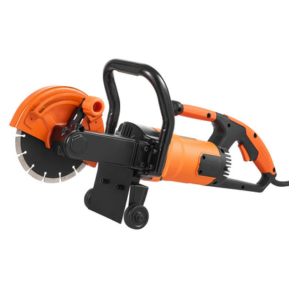 7'' elektrisk betongsåg våt/torrsågskärare med vattenpump och blad