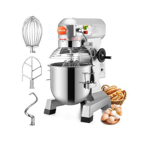 Electric Food Mixer 30L Food Stand Mixer 1100W Electric Dough Mixer 220V Adjustable Commercial Mixer Grinder Commercial Stand Mixer for Commercial Kitchen | EU