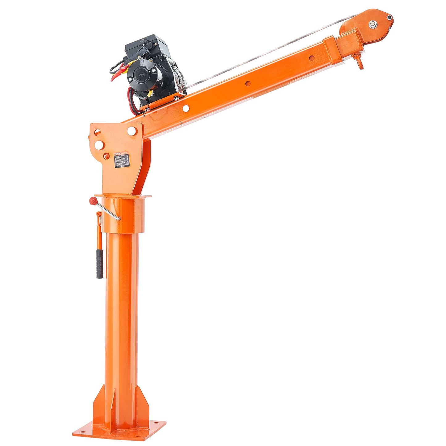 Elektrisk pickup kran lyftkran 2200 lbs 360° svängbar hisslyft