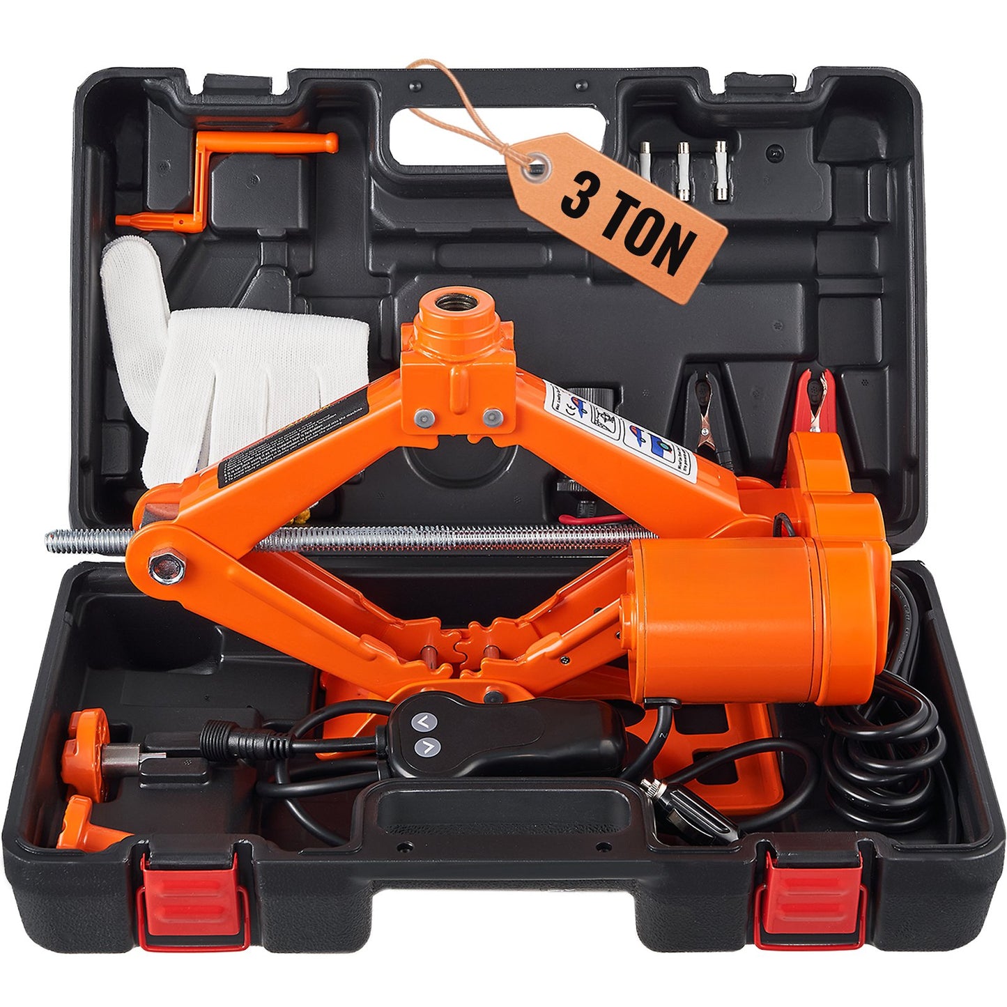 Elbil Jack Golv Jack 3 Ton elektrisk sax Jack bil reparationsverktyg