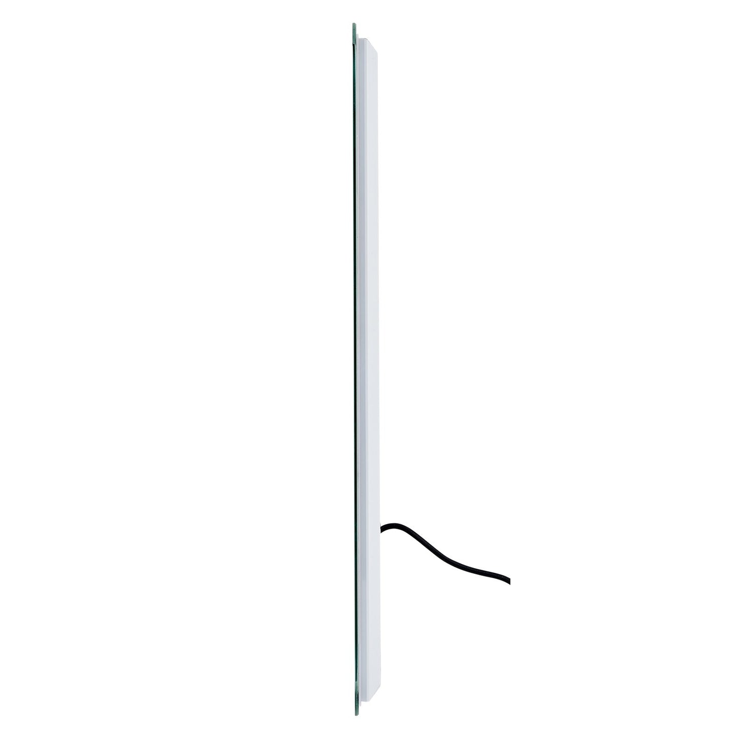 LED Bathroom Mirror 3 Colors Anti-fog Wall Mounted Makeup Mirror 50 x 70 cm