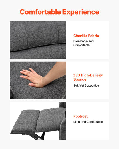 Power Lift Liggstol för äldre Heat and Massage Electric Recliner M