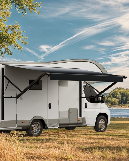 16' RV Ersättningsmarkis Elektrisk släpmarkis för de flesta DC12V husbilar