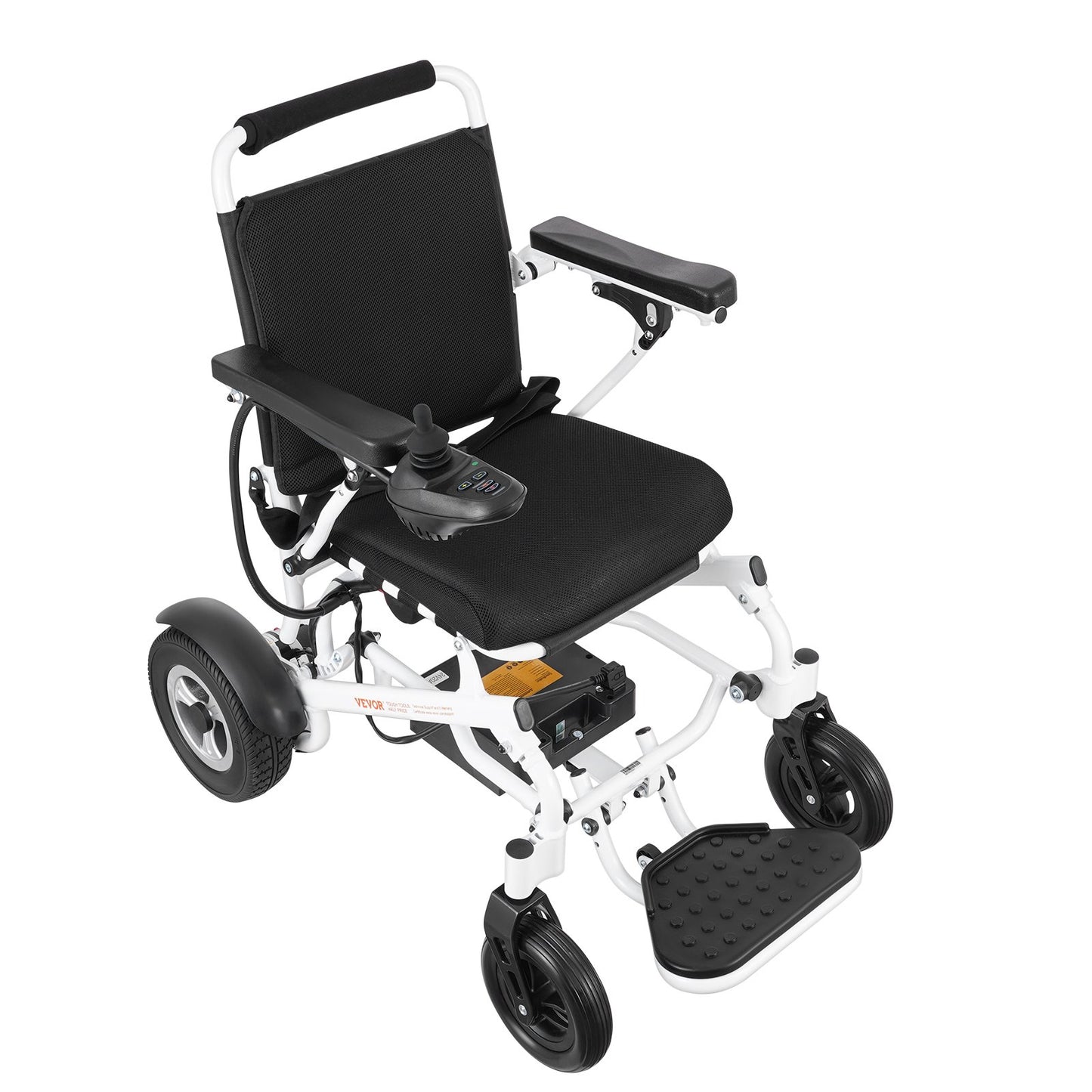 Intelligent hopfällbar elektrisk rullstol Motoriserad elrullstol 300 lbs