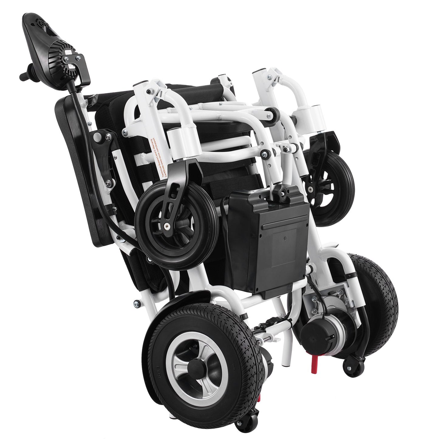 Intelligent hopfällbar elektrisk rullstol Motoriserad elrullstol 300 lbs