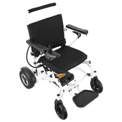 Hopfällbar elektrisk rullstol Motoriserad elrullstol 300 lbs 20 i brett säte