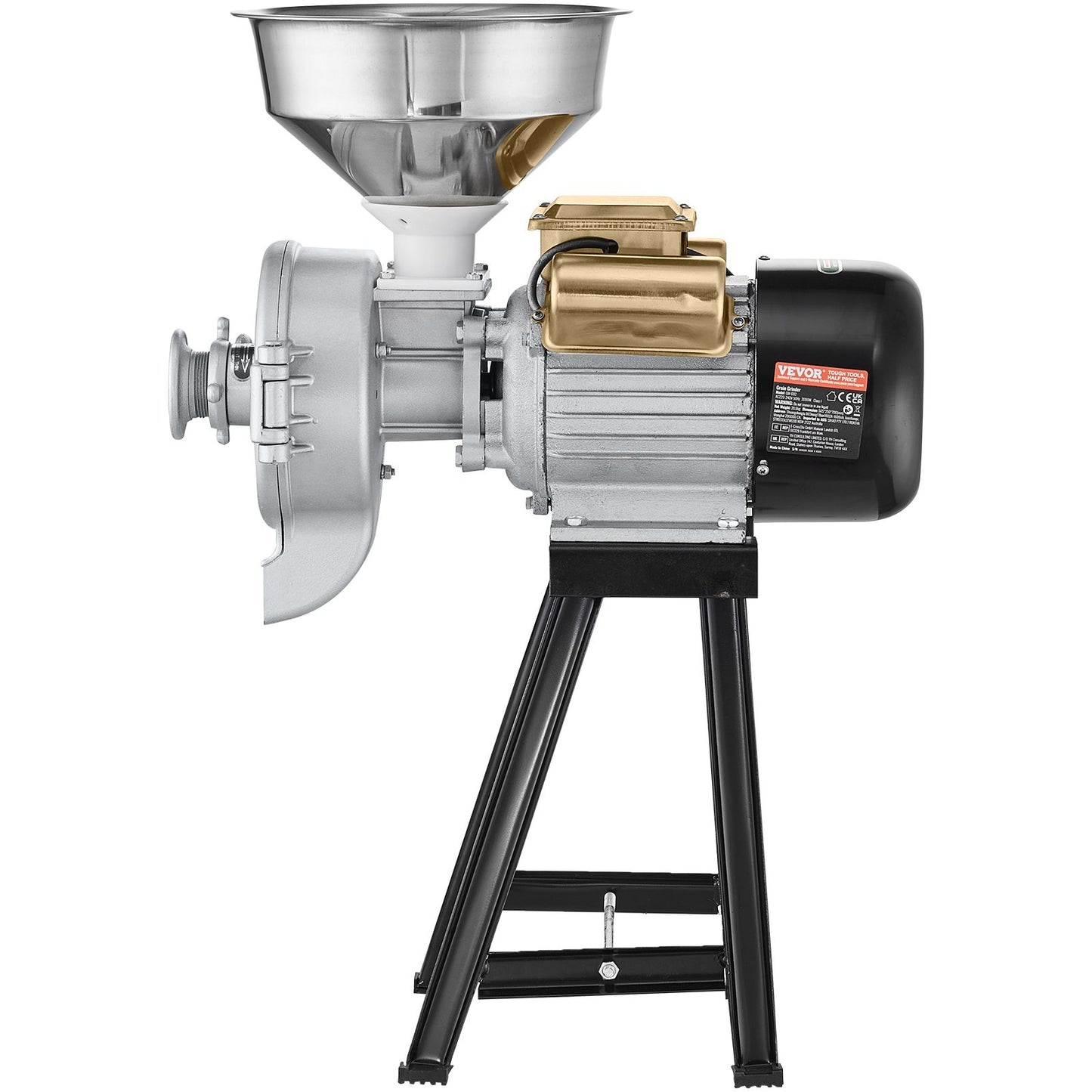 3000W Electric Grain Mill Corn Wheat Flour Grain Mill Wet and Dry