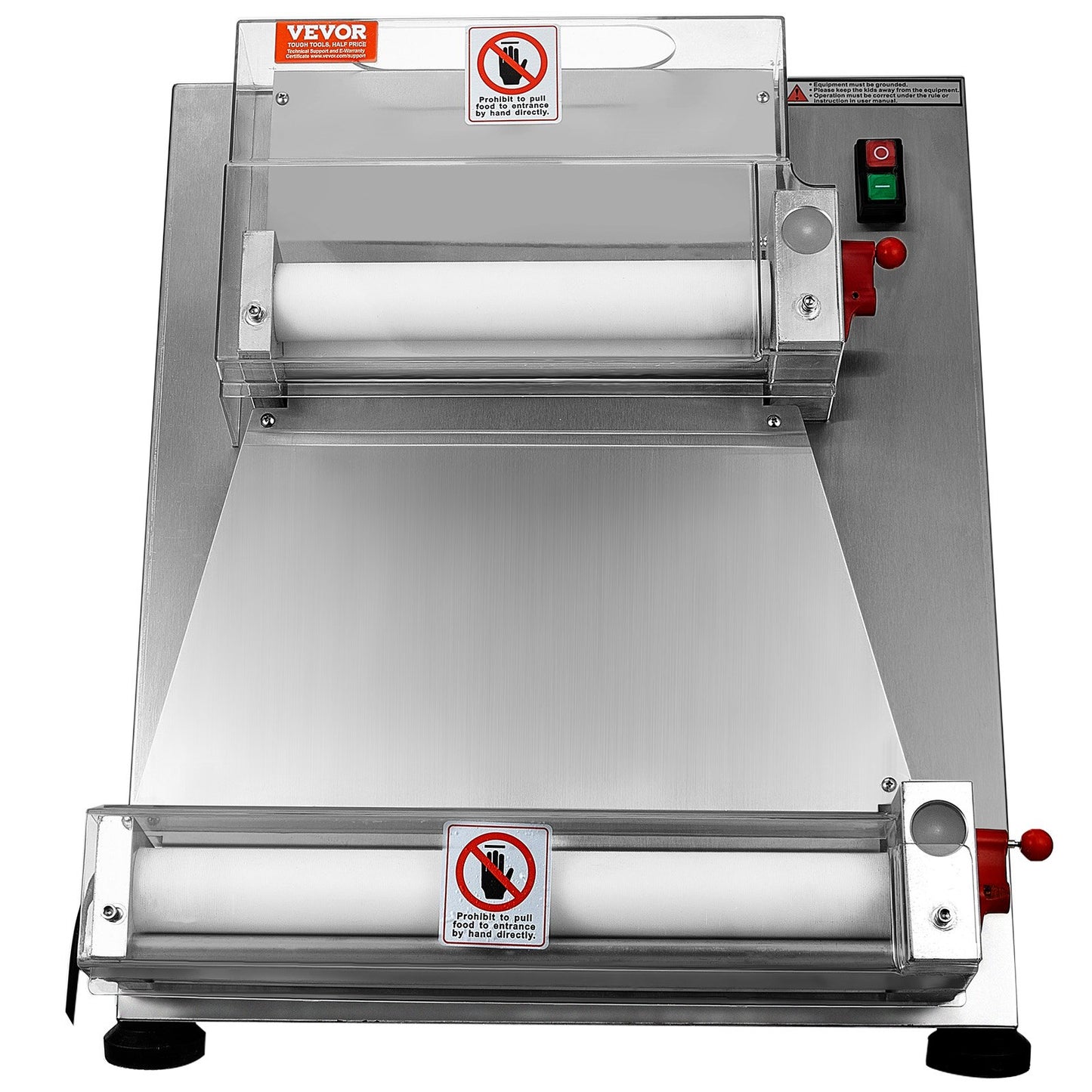 15 tums Pizzadeg Roller Sheeter Automatisk kommersiell pizzadegpress
