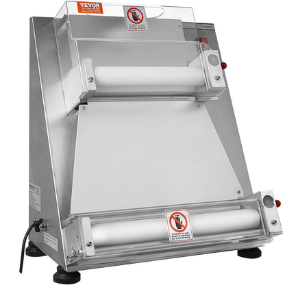 15 tums Pizzadeg Roller Sheeter Automatisk kommersiell pizzadegpress