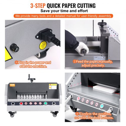 Electric Paper Cutter 13" Width 1.57" Thickness Desktop Paper Cutter | EU