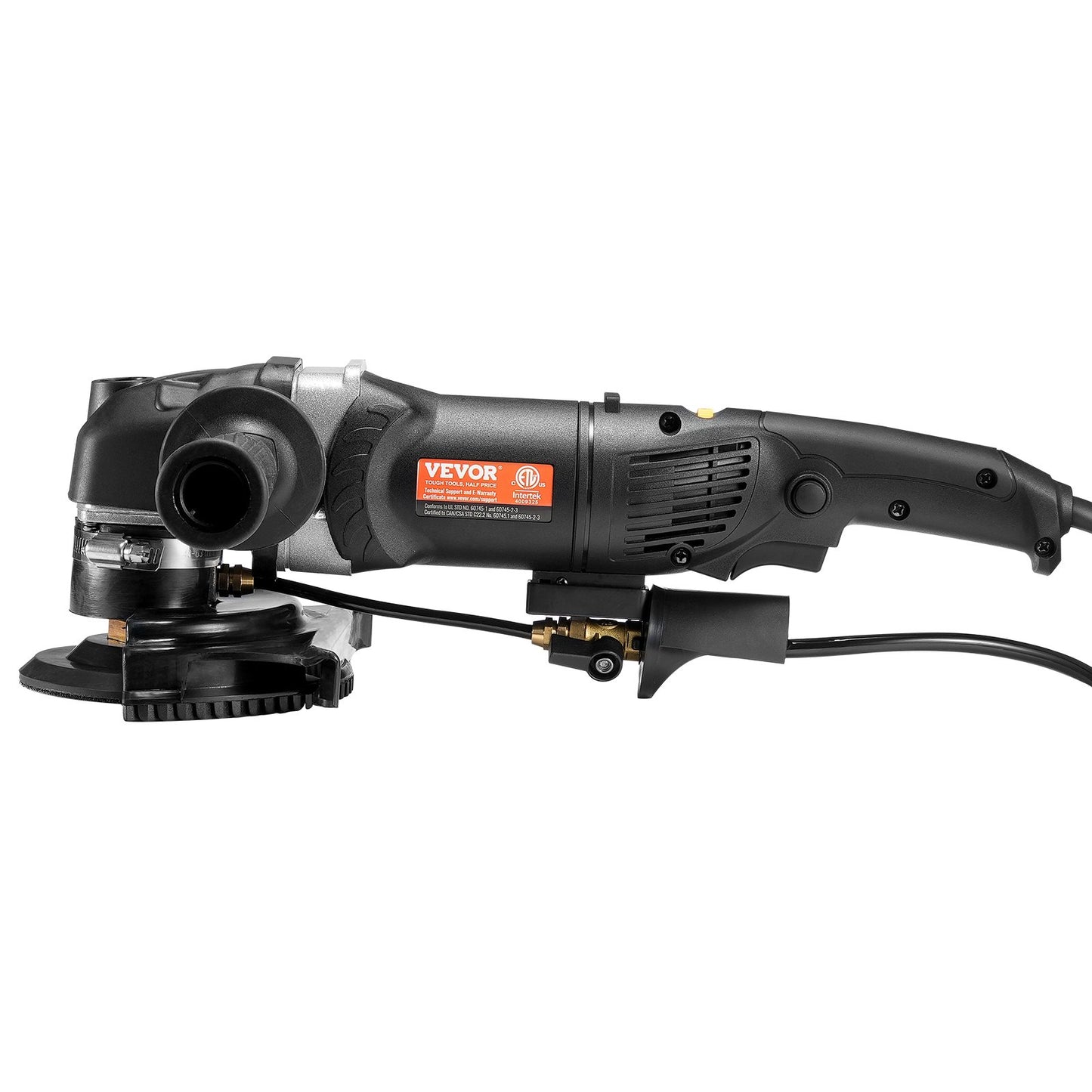 Wet Stone Polisher 4-inch 800W Electric Concrete Polisher 6 Speeds 7 Pads