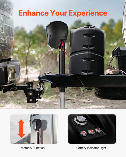 Electric Trailer Jack 3500 lbs Power Tongue Jack for RV Trailer &amp; Camper