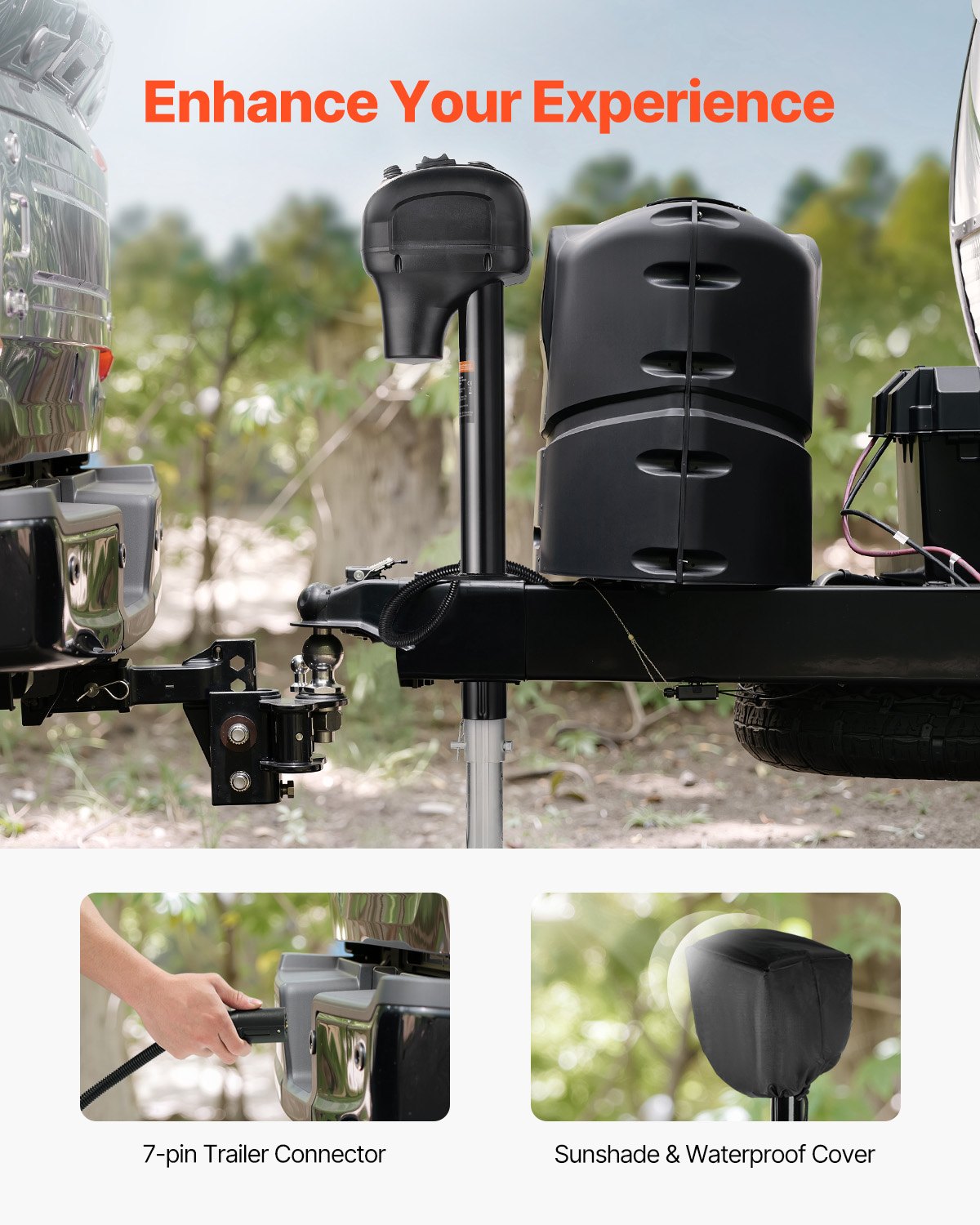 Electric Trailer Jack 3500 lbs Power Tongue Jack för RV Trailer & Camper