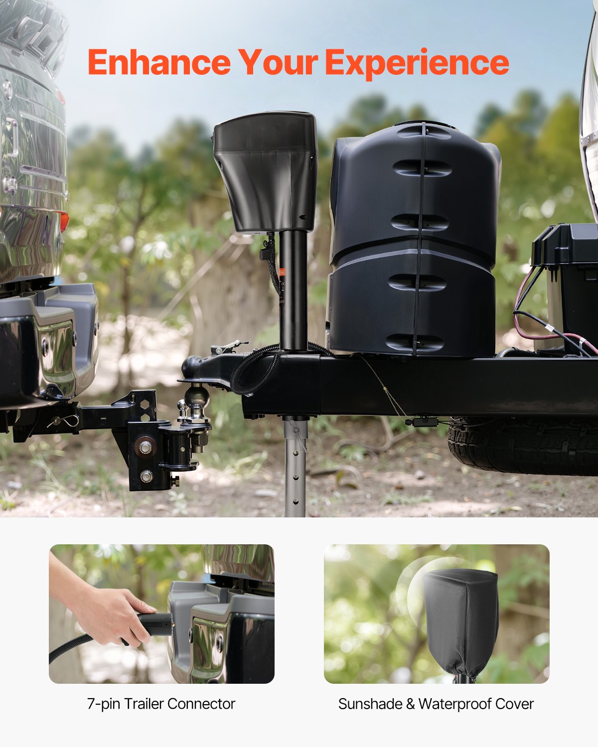 Electric Trailer Jack 5000 lbs Power Tongue Jack för RV Trailer & Camper