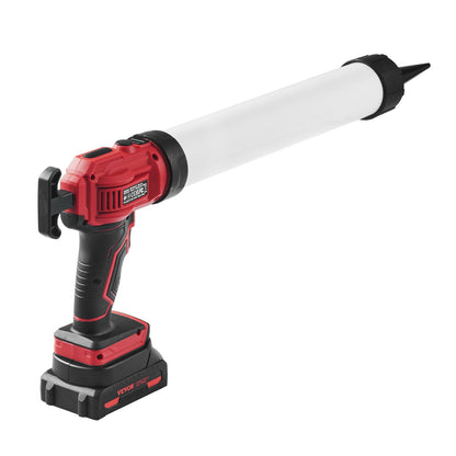 20V Cordless Electric Caulking Gun 20oz/600ml with 4 Adjustable Speeds