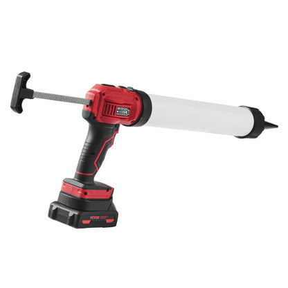 20V Cordless Electric Caulking Gun 20oz/600ml with 4 Adjustable Speeds