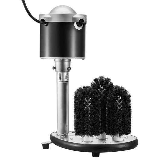 Electric glass washer 5-brushes Glass cleaner 600 cups/h for wine glasses