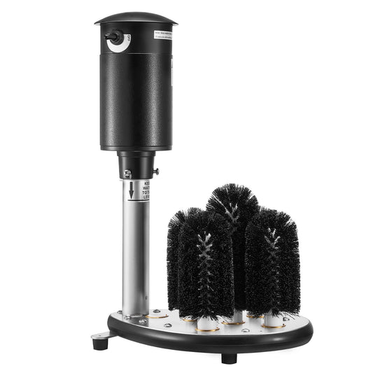 Electric glass washer 5-brushes Glass cleaner 1200 cups/h for wine glasses