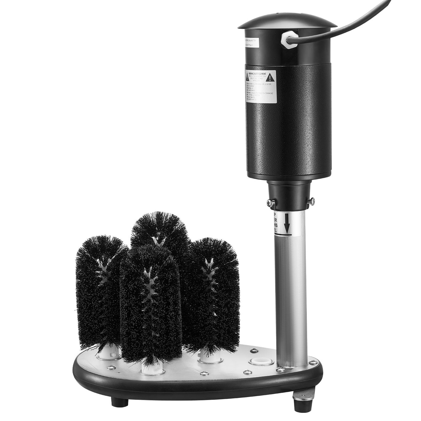 Electric glass washer 5-brushes Glass cleaner 1200 cups/h for wine glasses