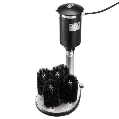 Electric glass washer 5-brushes Glass cleaner 1200 cups/h for wine glasses