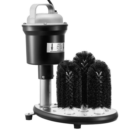 Electric glass washer 5-brushes Glass cleaner 1200 cups/h for wine glasses