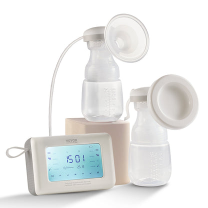Elektrische Milchpumpe, einfach/doppelt verstellbar, 4 Positionen und 9/15 Stufen, 300 mmHg