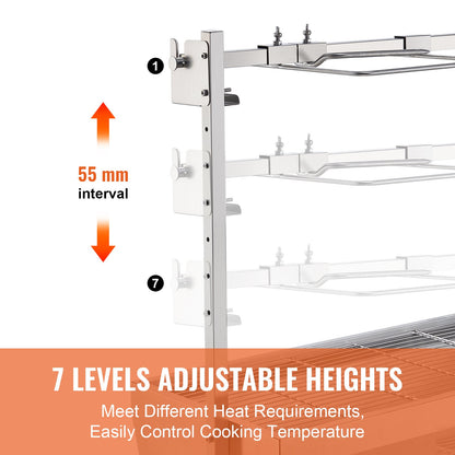 Roaster Spit Rotisserie BBQ Grill Pig Lamb Chicken Roast 42W 135 lbs