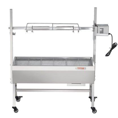 Roaster Spit Rotisserie BBQ Grill Pig Lamb Chicken Roast 42W 135 lbs