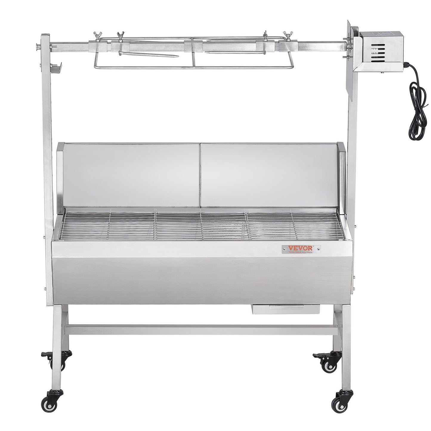 Roaster Spit Rotisserie BBQ Grill Gris Lamm Kyckling Stek 42W 135LBS